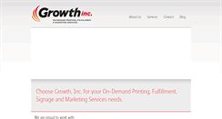 Desktop Screenshot of growthinc-yes.com